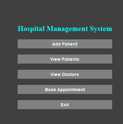 Hospital Management System