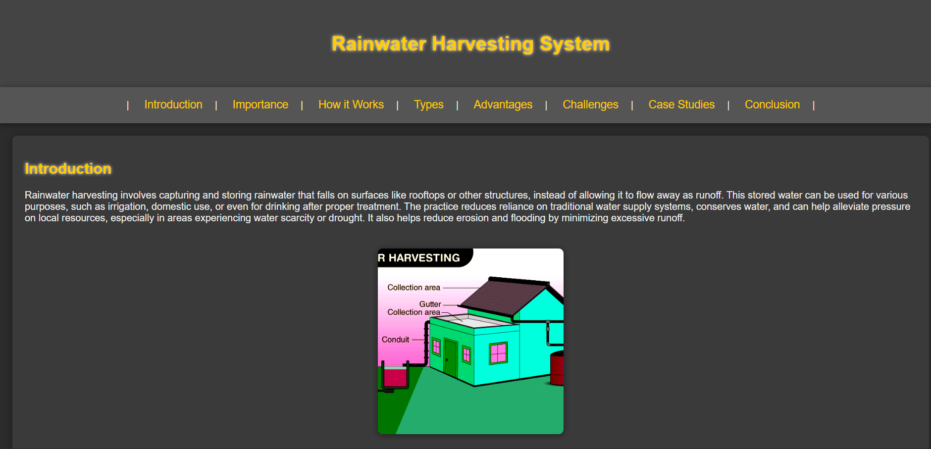 RainWater Harvesting